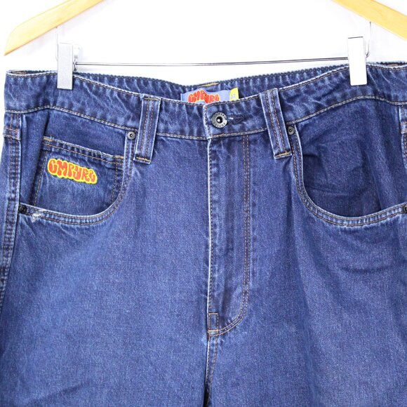 Empyre Jeans Men's Relaxed Blue Utility Denim Streetwear Skate Y2K Vintage Sz 32 - Picture 2 of 8